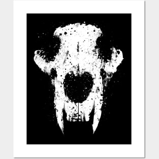 Lion Skull Graffiti Posters and Art